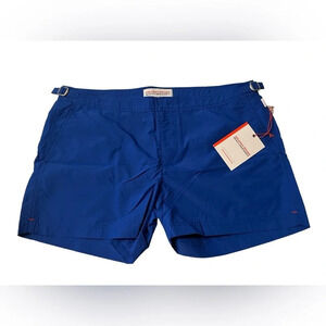 Orlebar Brown Blue Swim Trunks with Adjustable Waistband